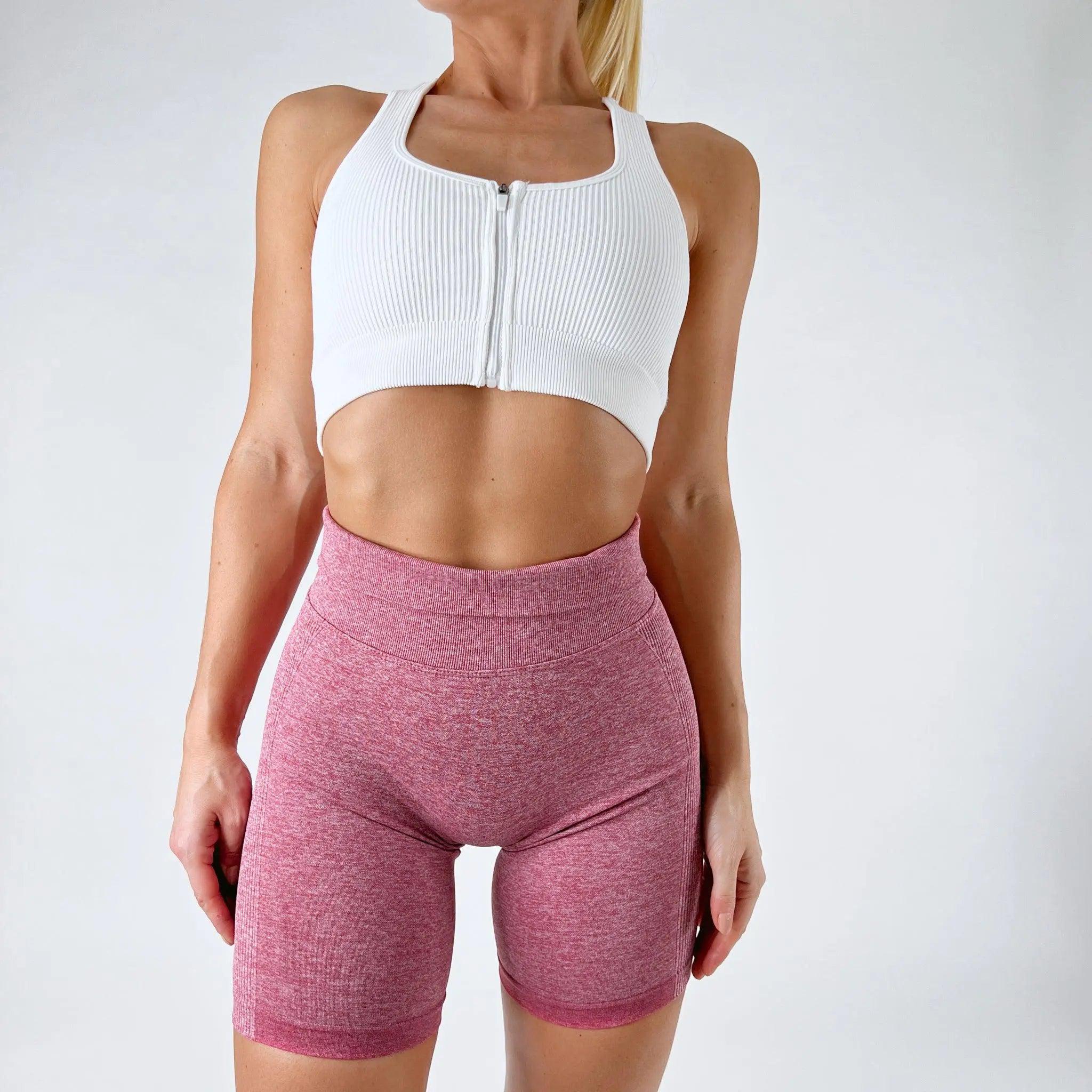 Flex Scrunch Shorts - Pink-Scrunch Shorts-Paninisport.no